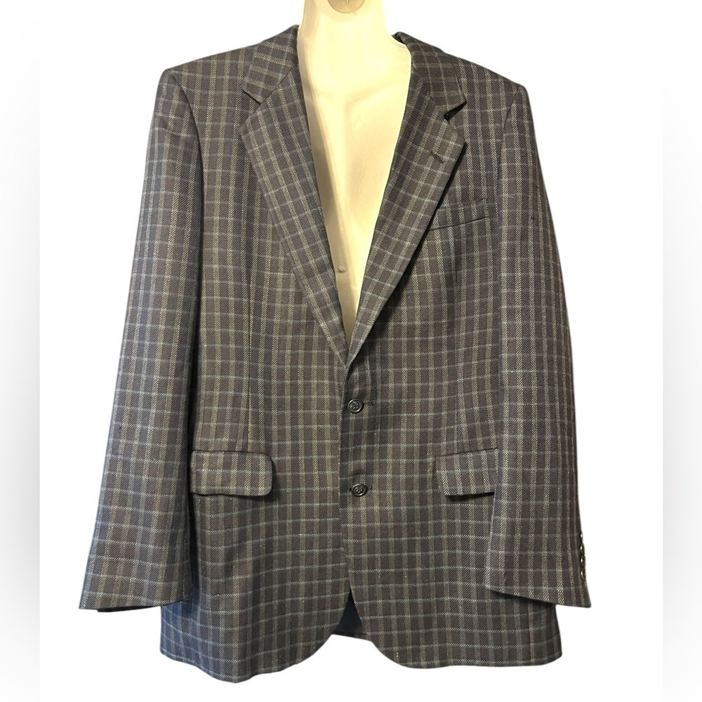 Men’s Lanvin Sorbonne Paris Plaid Blazer
